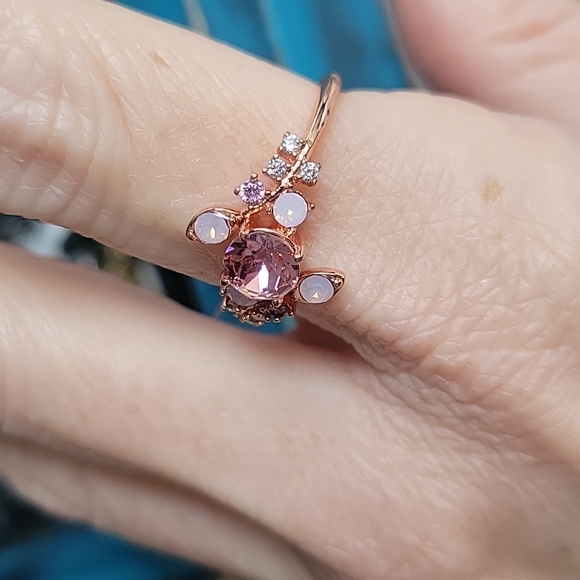 💍2 for $20 Fragrant Jewels Sakura Cherry Blossom Ring - Picture 2 of 6